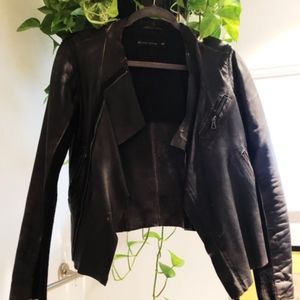 Vintage Zara Woman Leather Jacket